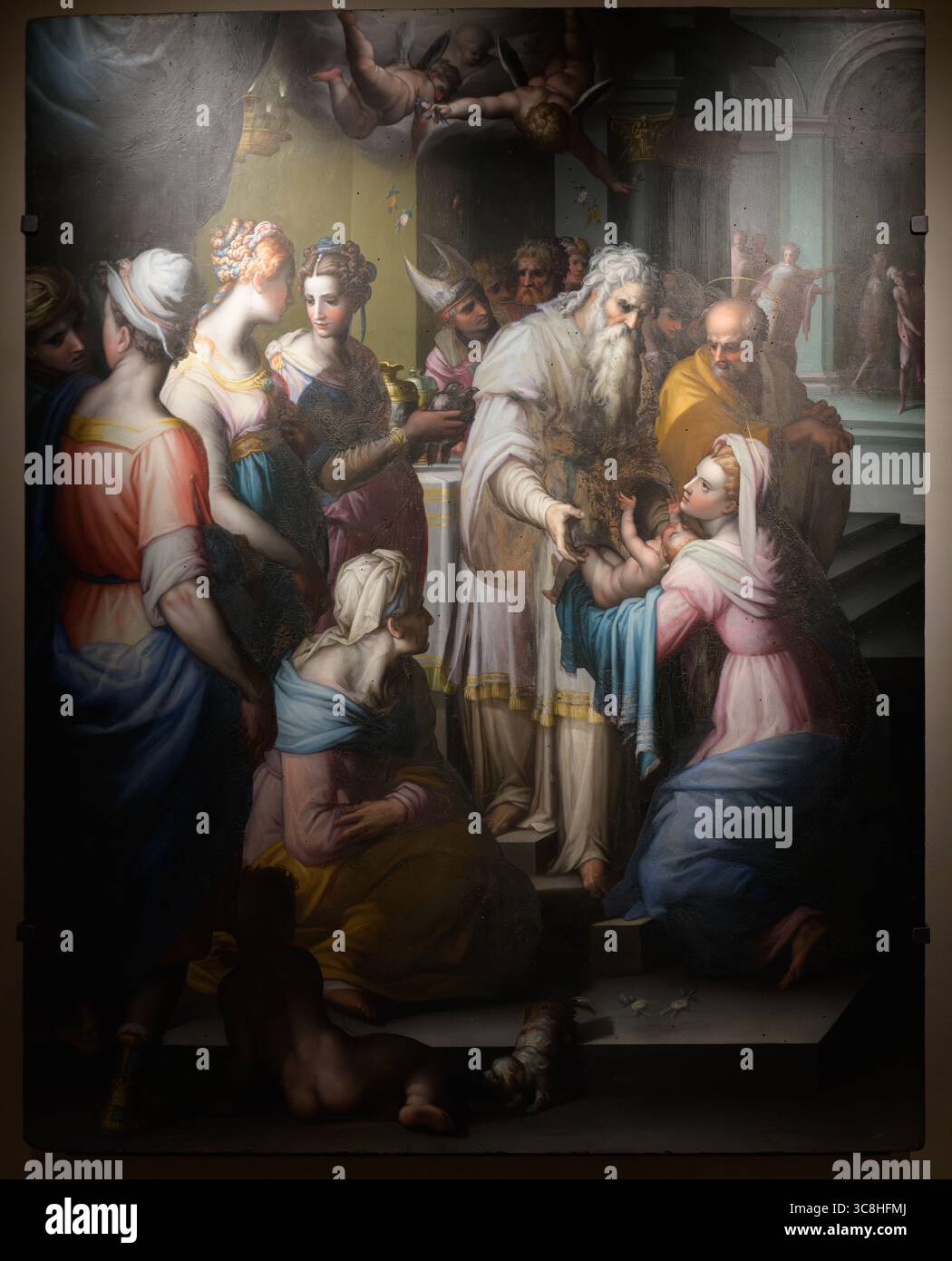 Presentation of Jesus at the Temple" by Giovanbattista Naldini (c. 1589 ...