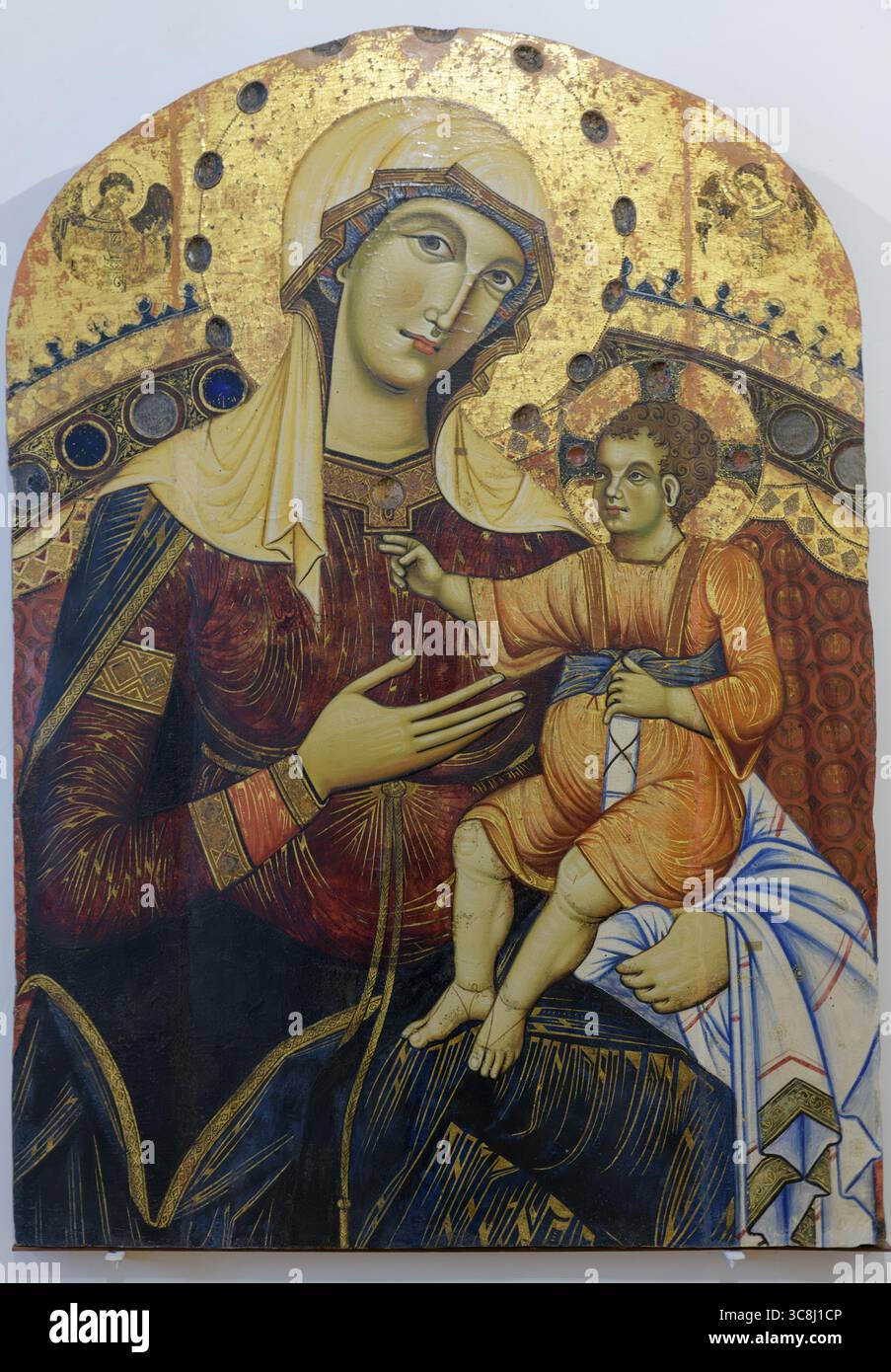 Madonna with Child on a Throne, known as Madonna of Saint Bernardino by ...