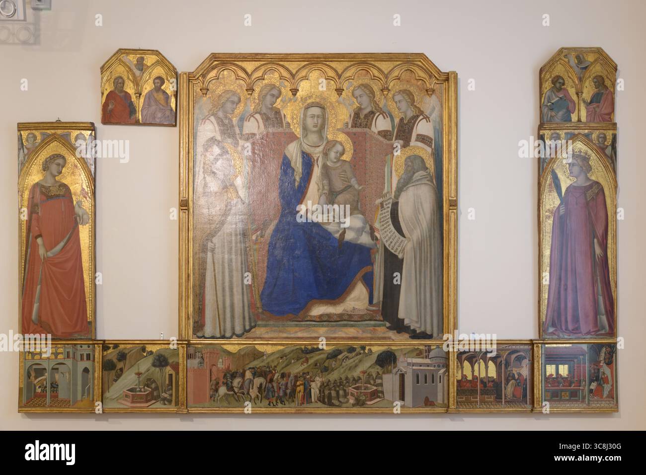The madonna del carmine lorenzetti hi-res stock photography and