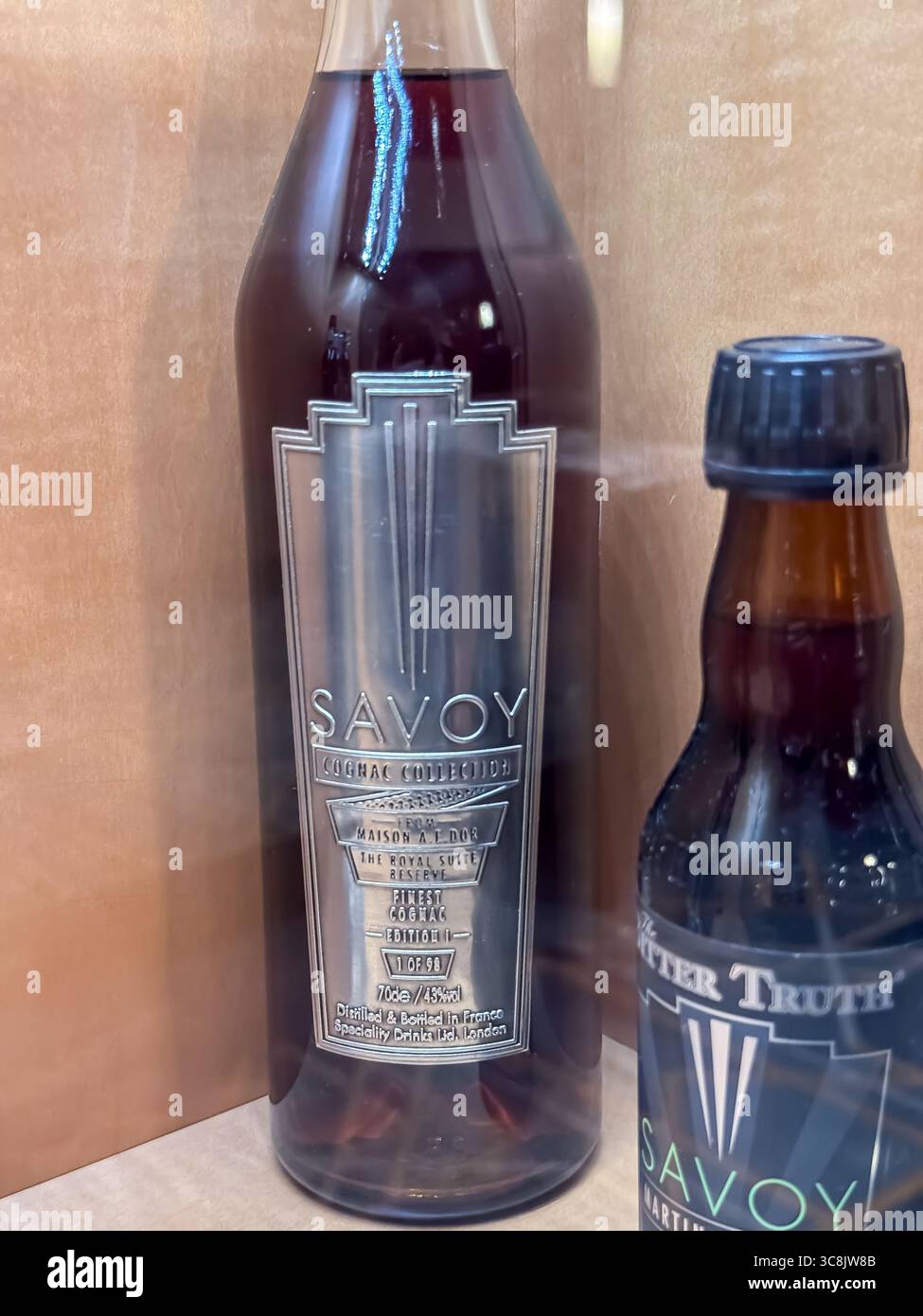 The Savoy Hotel, London - Smartphone Captured Stock Image