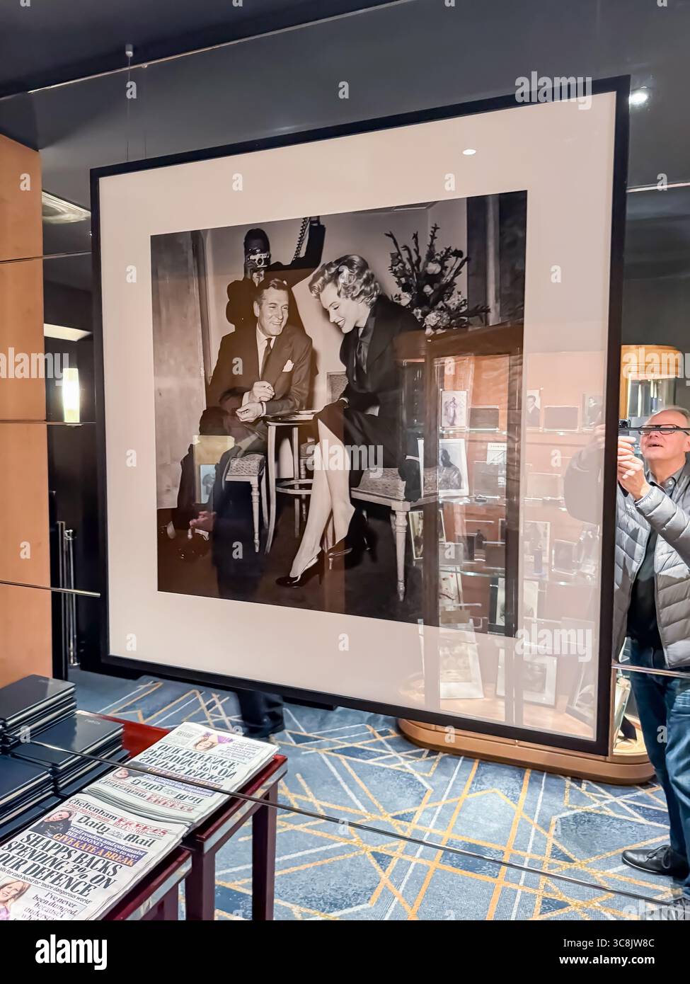 The Savoy Hotel, London - Smartphone Captured Stock Image