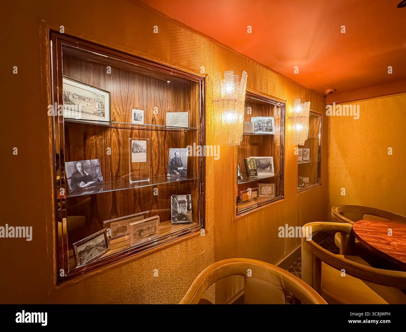 The Savoy Hotel, London - Smartphone Captured Stock Image