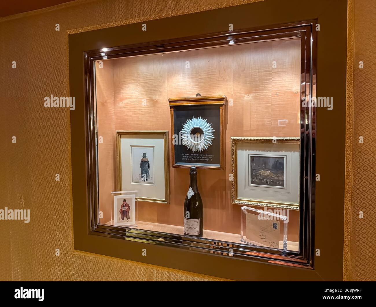 The Savoy Hotel, London - Smartphone Captured Stock Image