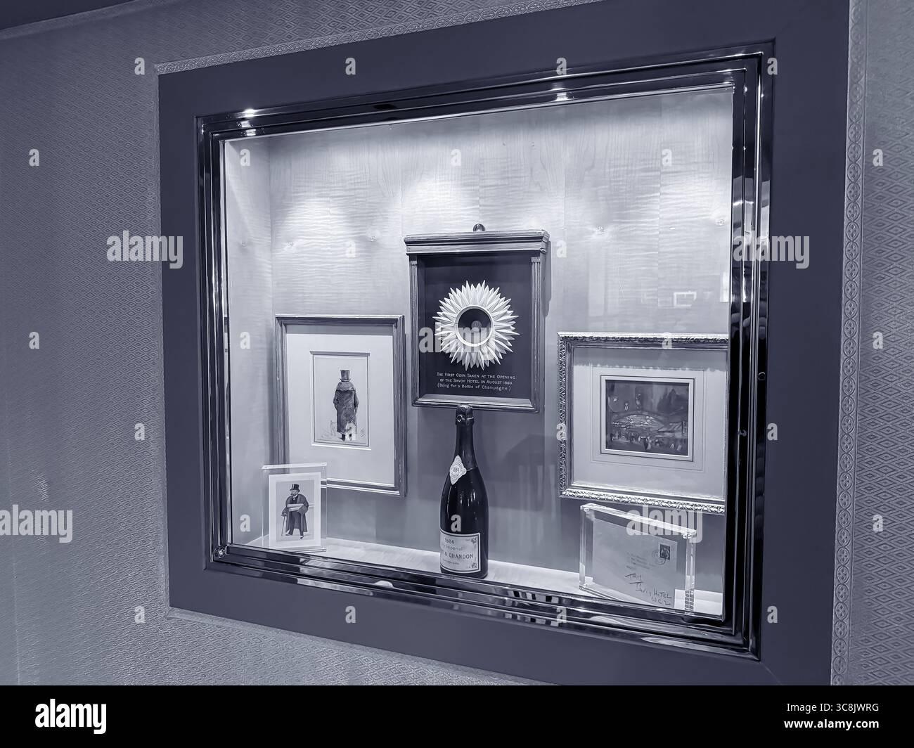 The Savoy Hotel, London - Smartphone Captured Stock Image