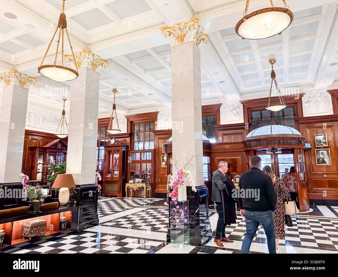 The Savoy Hotel, London - Smartphone Captured Stock Image