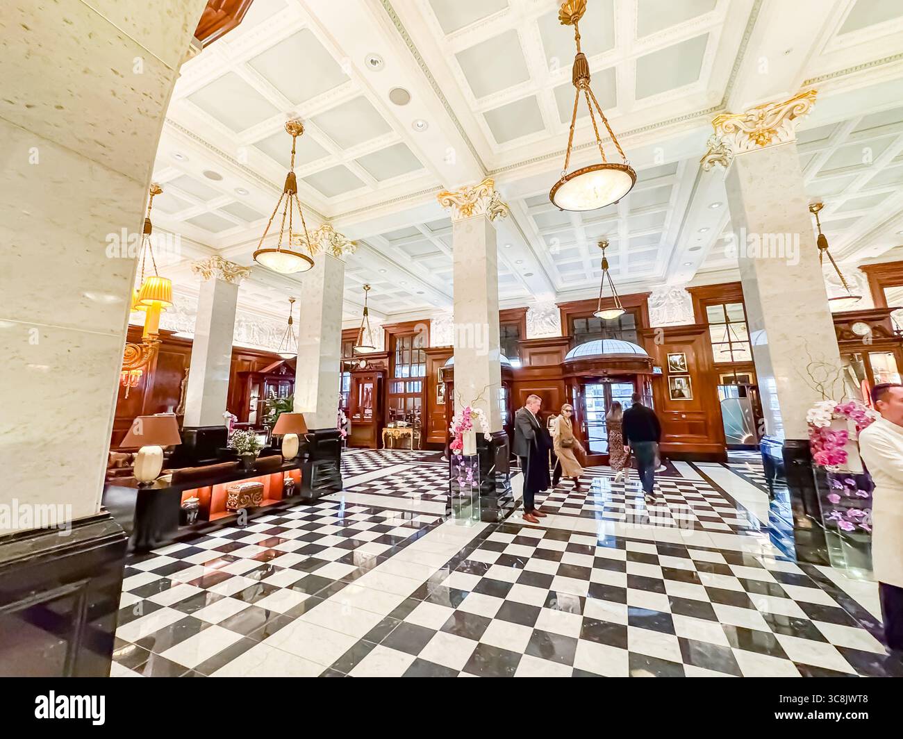 The Savoy Hotel, London - Smartphone Captured Stock Image