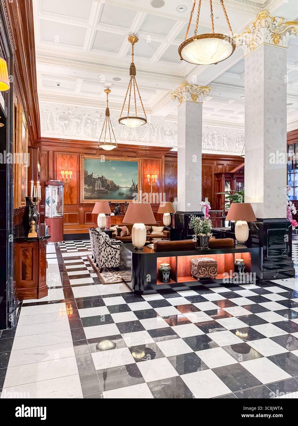 The Savoy Hotel, London - Smartphone Captured Stock Image