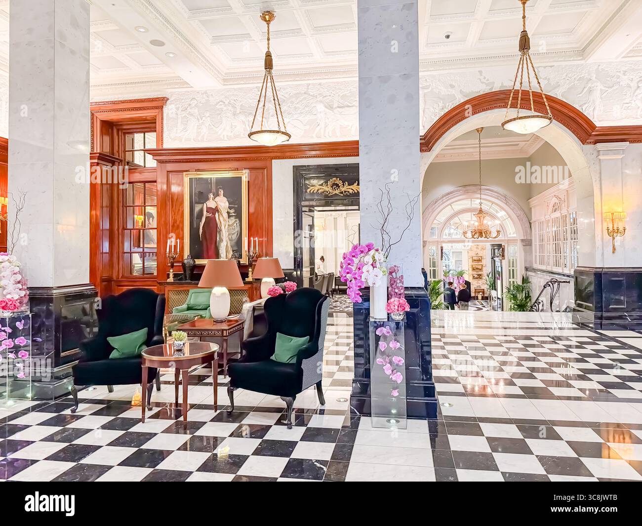 The Savoy Hotel, London - Smartphone Captured Stock Image