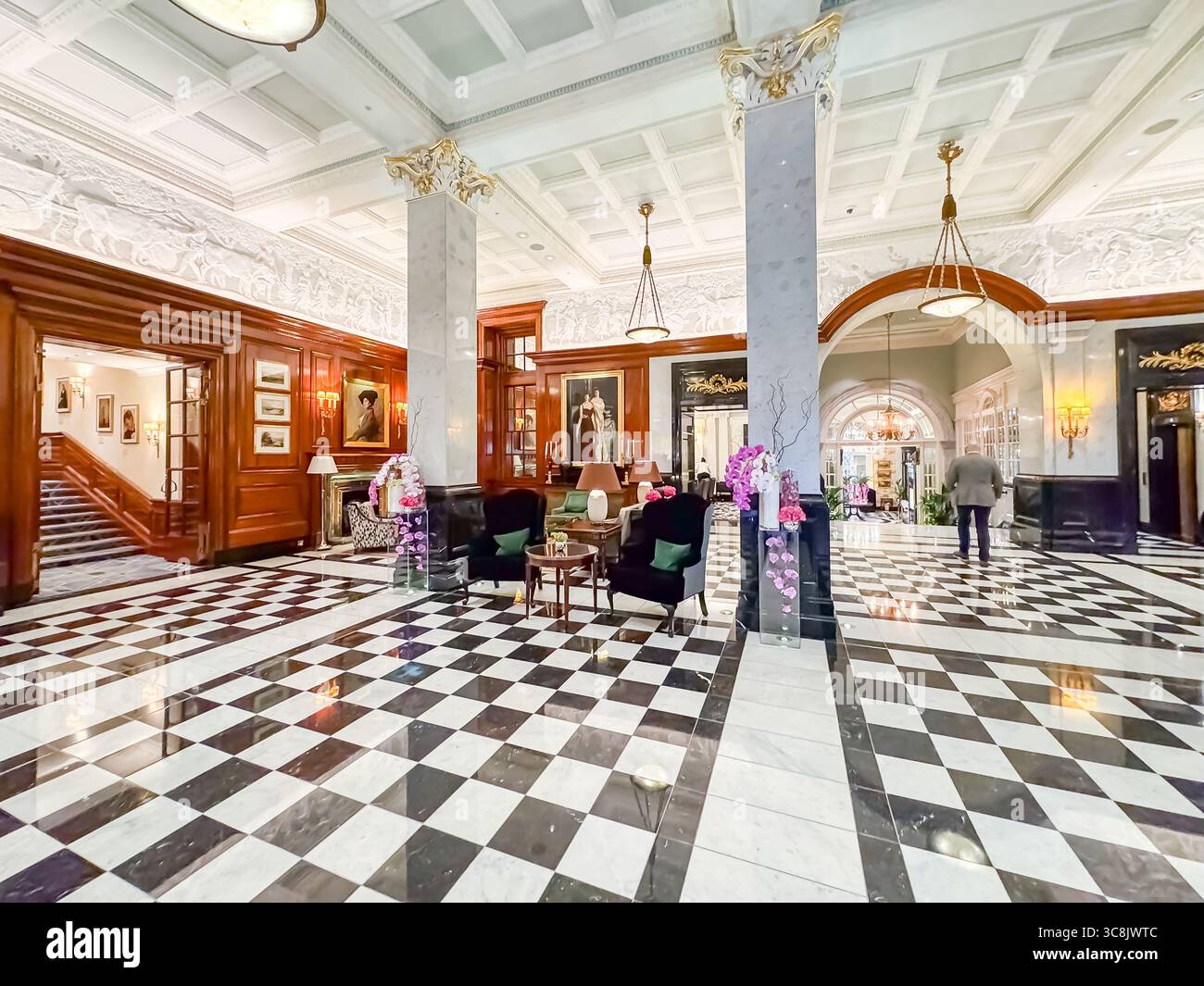 The Savoy Hotel, London - Smartphone Captured Stock Image