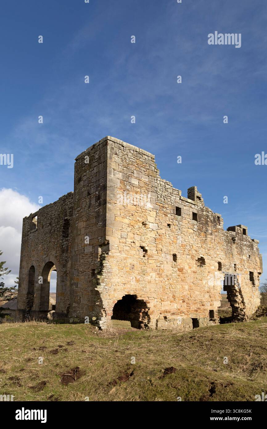 The Engine House of Ridsdale Iron Works in Northumberland, England ...