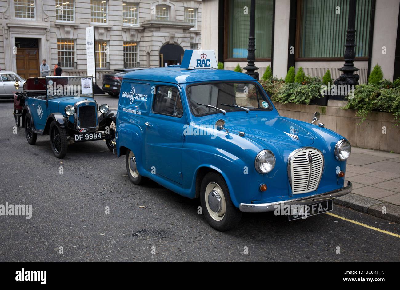 RAC Austin Van Concours RAC Austin Van Veteran RAC Vehicles .St James's Motoring Spectacle 2024 Pall Mall London Stock Photo
