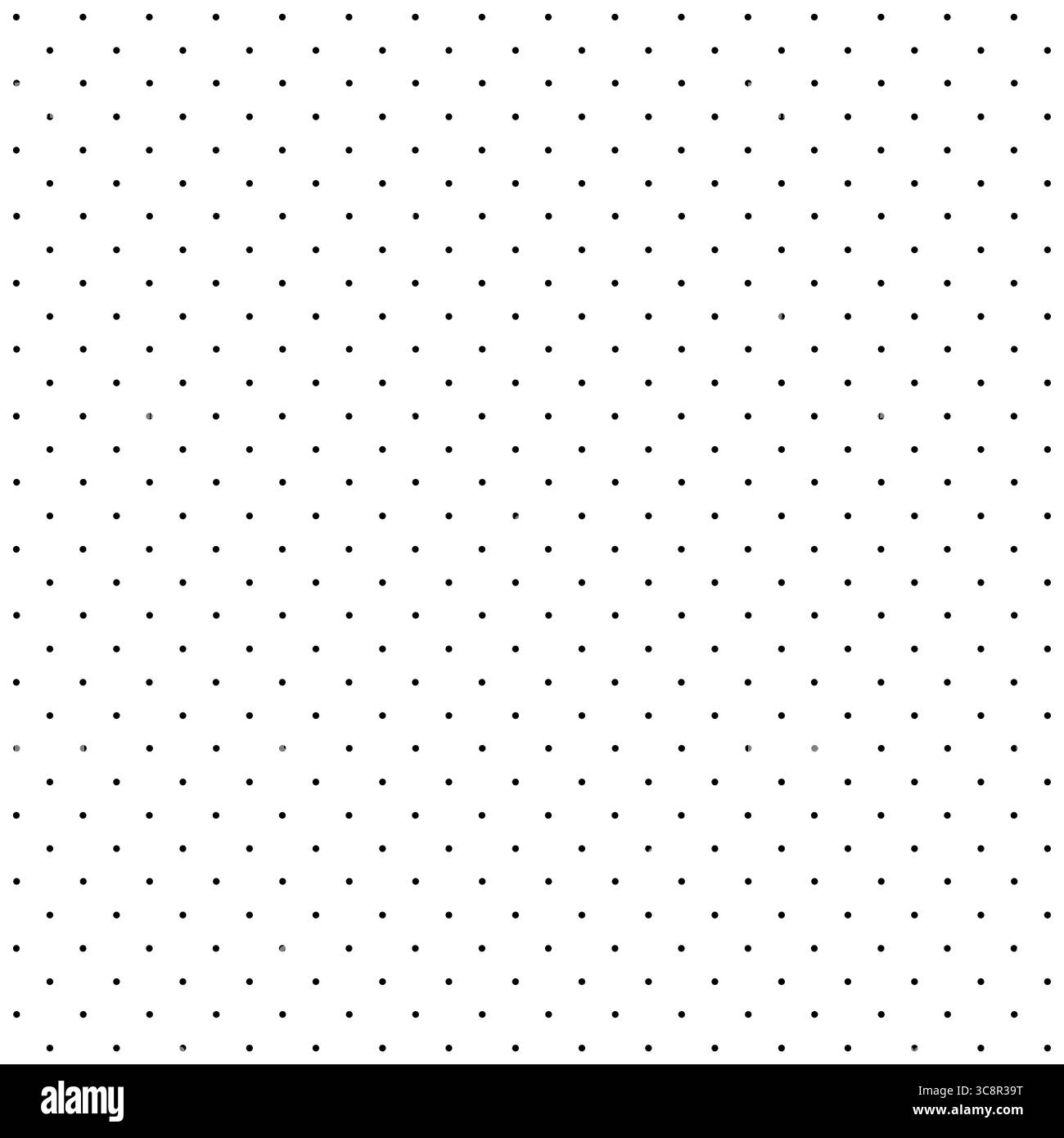 Botted Vector Pattern Black dotted pattern. Tiny repeat vector. White minimal texture. Simple ...