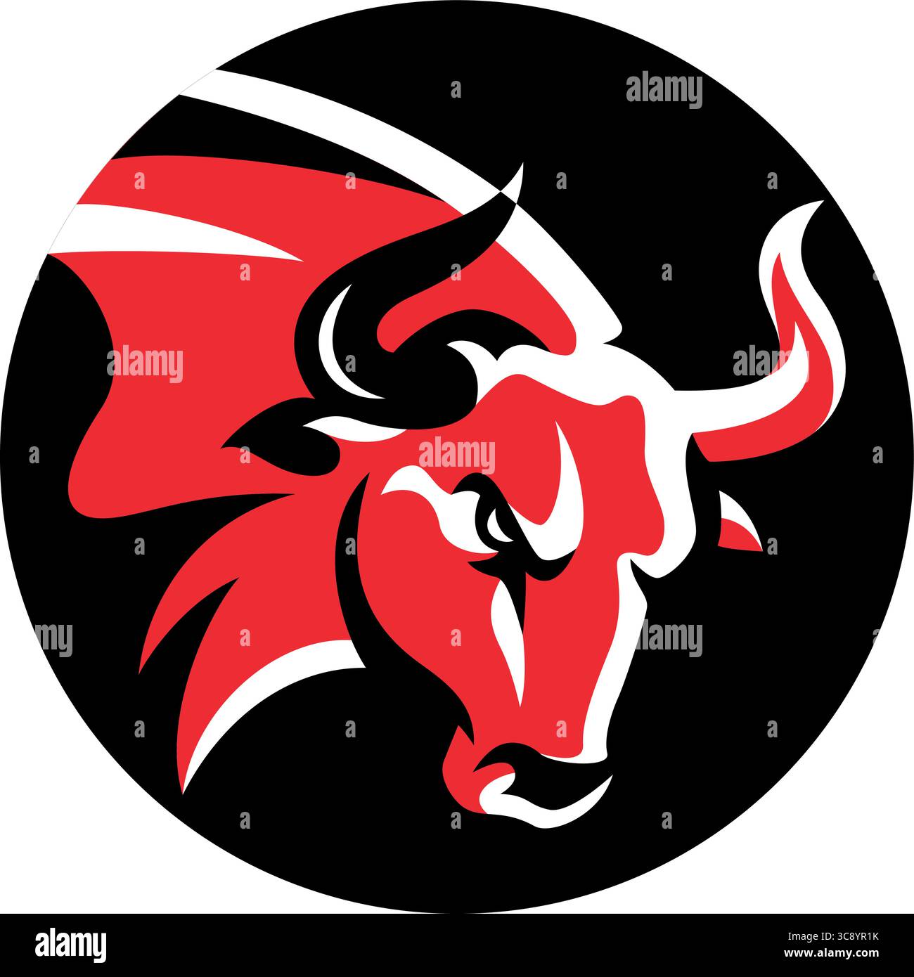 Illustration of Aggressive Fighting Bull Stock Vector Image & Art - Alamy
