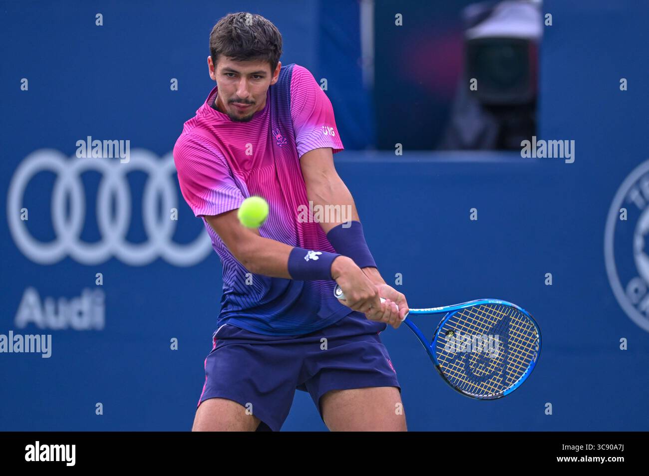 Toronto Canada 4th August 2025 Australian Tennis Player Alexei Toronto Canada 4th August 2025 Australian Tennis Player Alexei Popyrin Competes In The Quarter Final Of The National Bank Open Presented By Rogers At The Sobeys Stadium In Toronto 3C90A7J