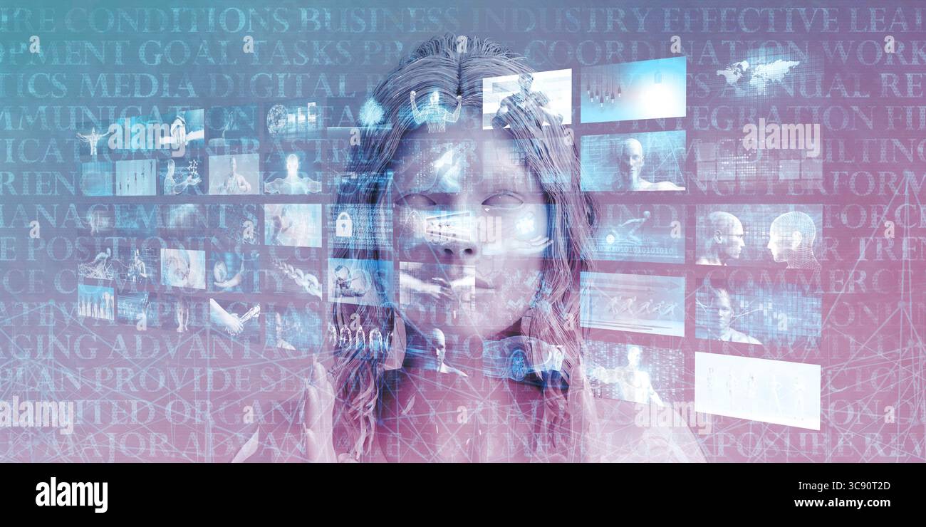 Smartphone Technology Application Development as a Concept Stock Photo