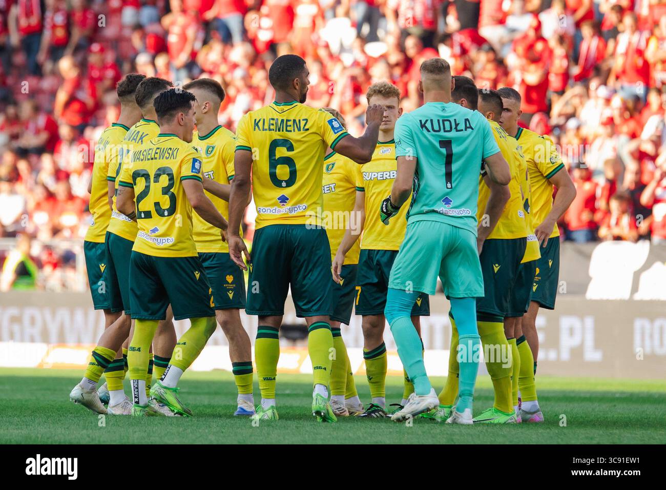 Team of GKS Katowice seen during the Polish PKO Ekstraklasa League