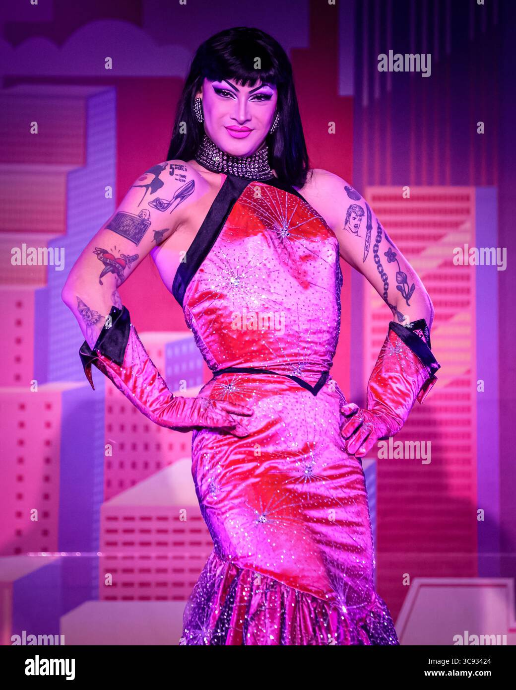 violet chachki pink dress Violet Chachki
