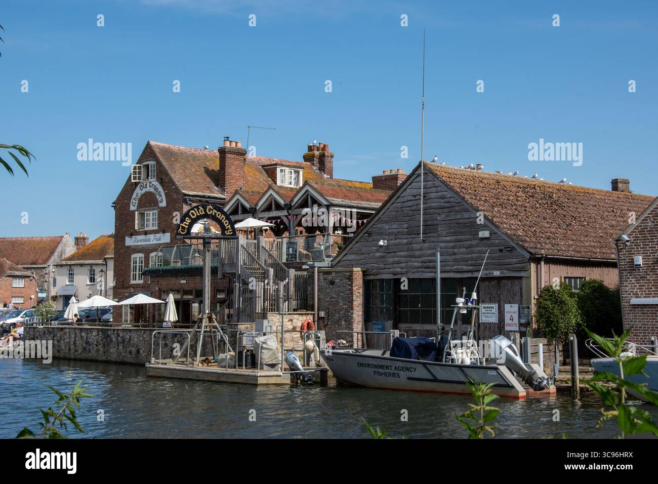 Dorset England The Old Granary, The Quay, Wareham, Dorset River Frome ...
