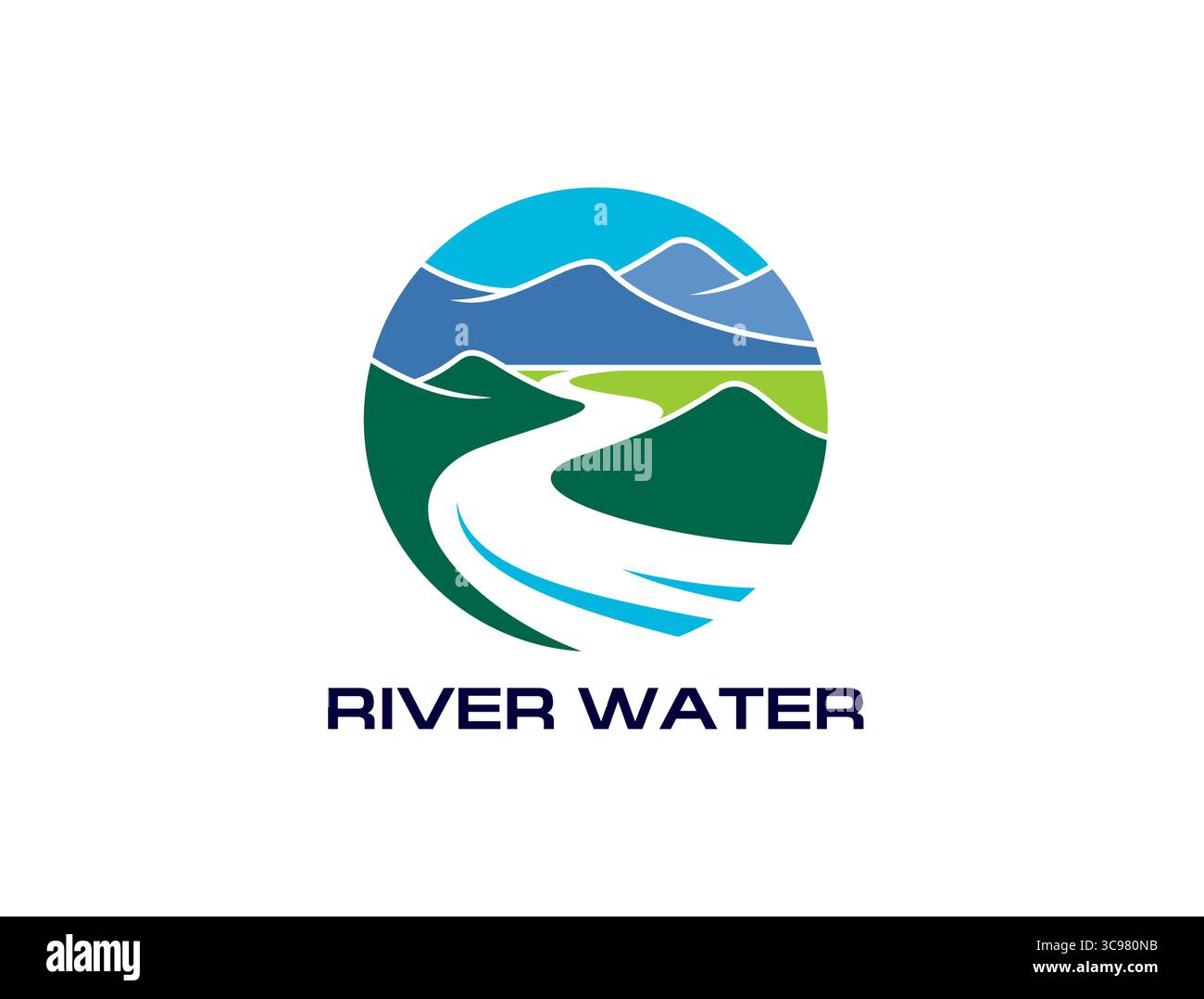 Valley irrigation Stock Vector Images - Alamy