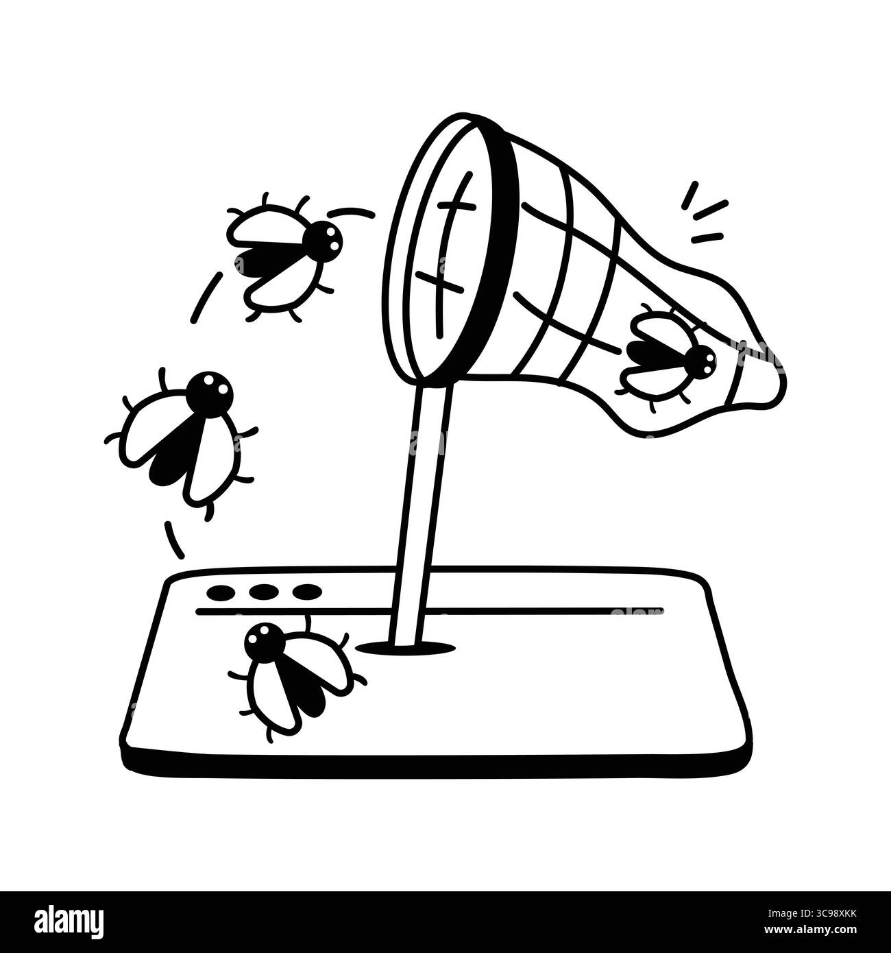 Illustration of debugging tools for identifying and resolving software ...