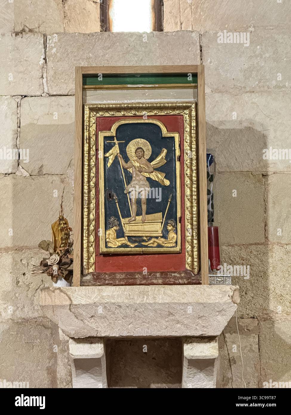 Medieval painted altar panel hi-res stock photography and images - Alamy