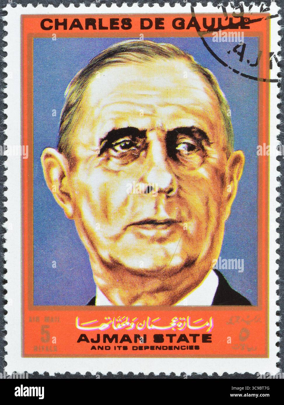 Charles de gaulle portrait french hi-res stock photography and