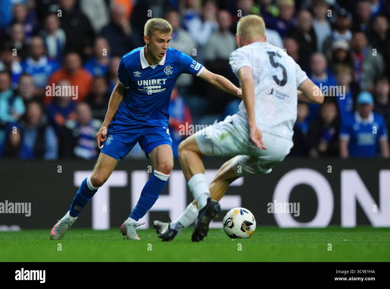Rangers' Oliver Antman during the UEFA Champions League third ...