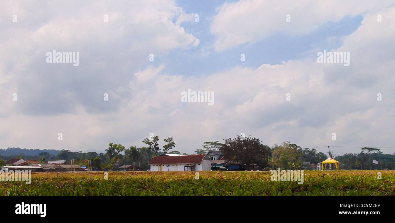 Peaceful village scene unfolds hi-res stock photography and images - Alamy