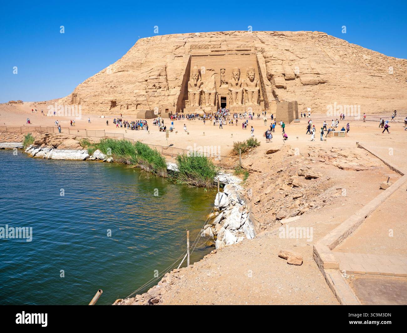 The Great Temple of Ramses II at Abu Simbel Stock Photo - Alamy