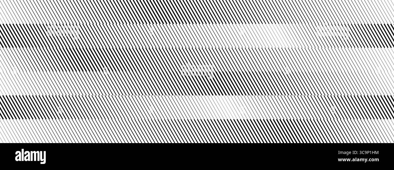 Repeating Pattern Gradation Striped diagonal halftone gradient texture. Thin to thick line ...
