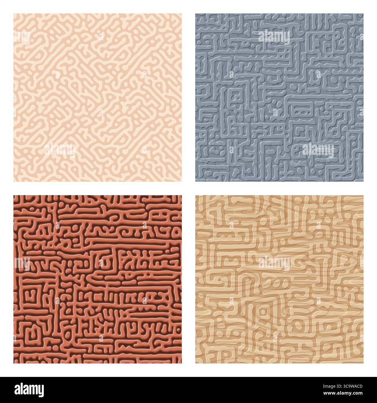 Natural materials, seamless Turing pattern Stock Vector Image & Art - Alamy