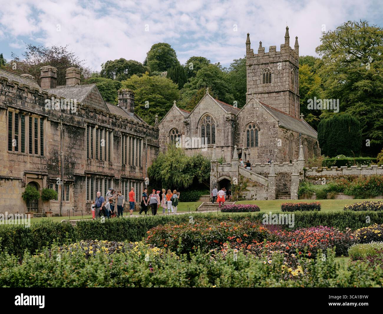 Lanhydrock country house, gardens and estate in the parish of Lanhydrock, Cornwall, England. UK Stock Photo