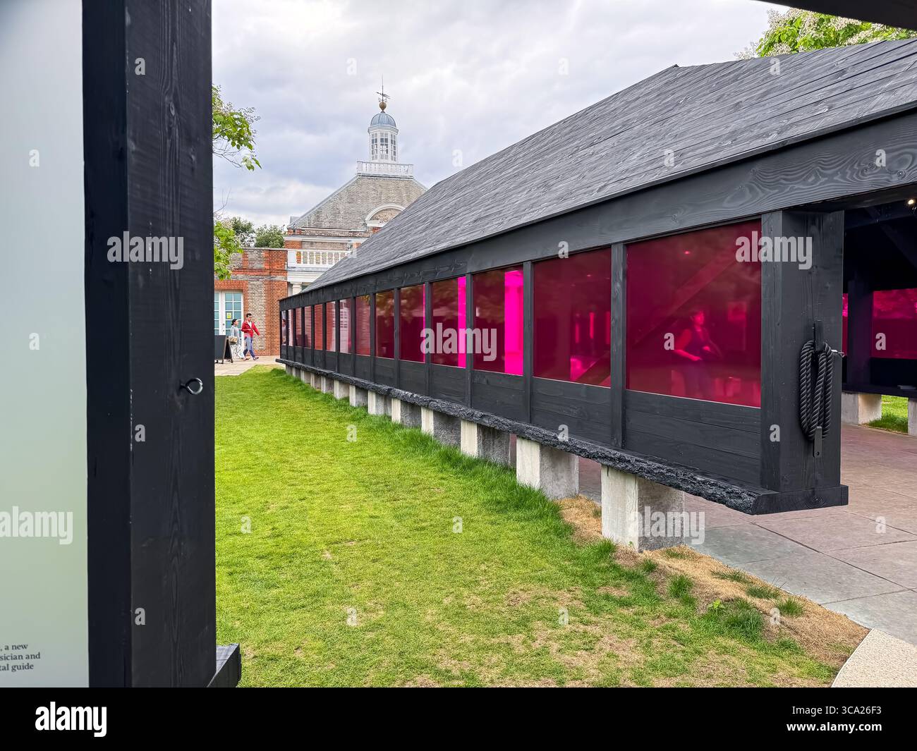 Archipelagic Void    23rd Serpentine Pavilion - 2024 by Minsuk Cho, Mass Studies - Smartphone Captured Stock Image