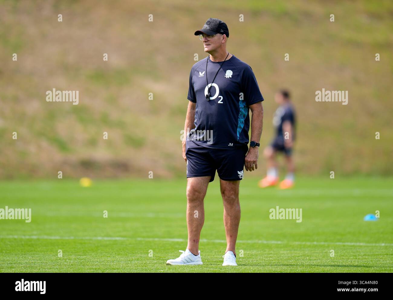 England head coach John Mitchell during a training session at the Honda ...