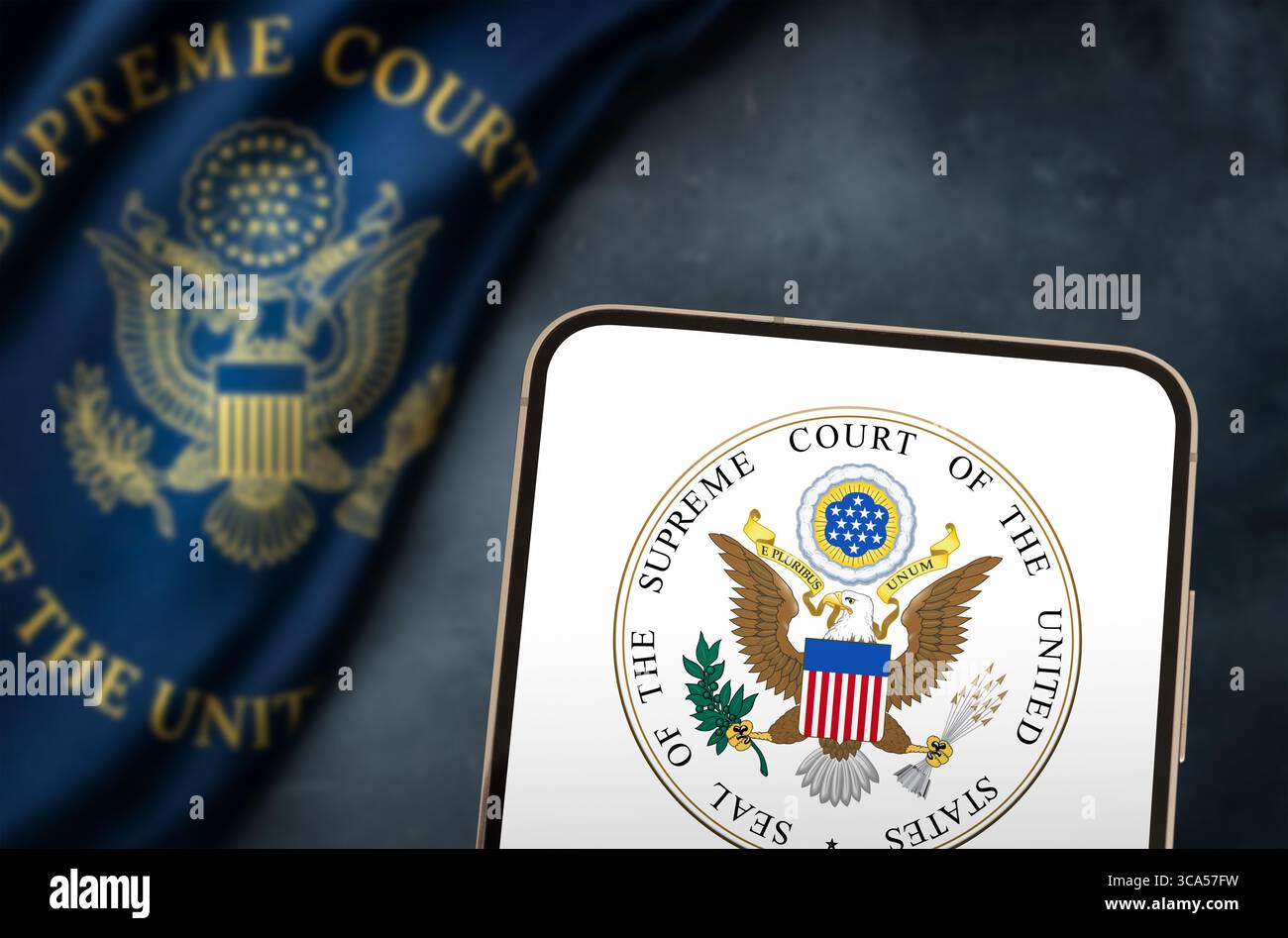 The Supreme Court of the United States SCOTUS - Highest Court and Legal Arbiter Stock Photo