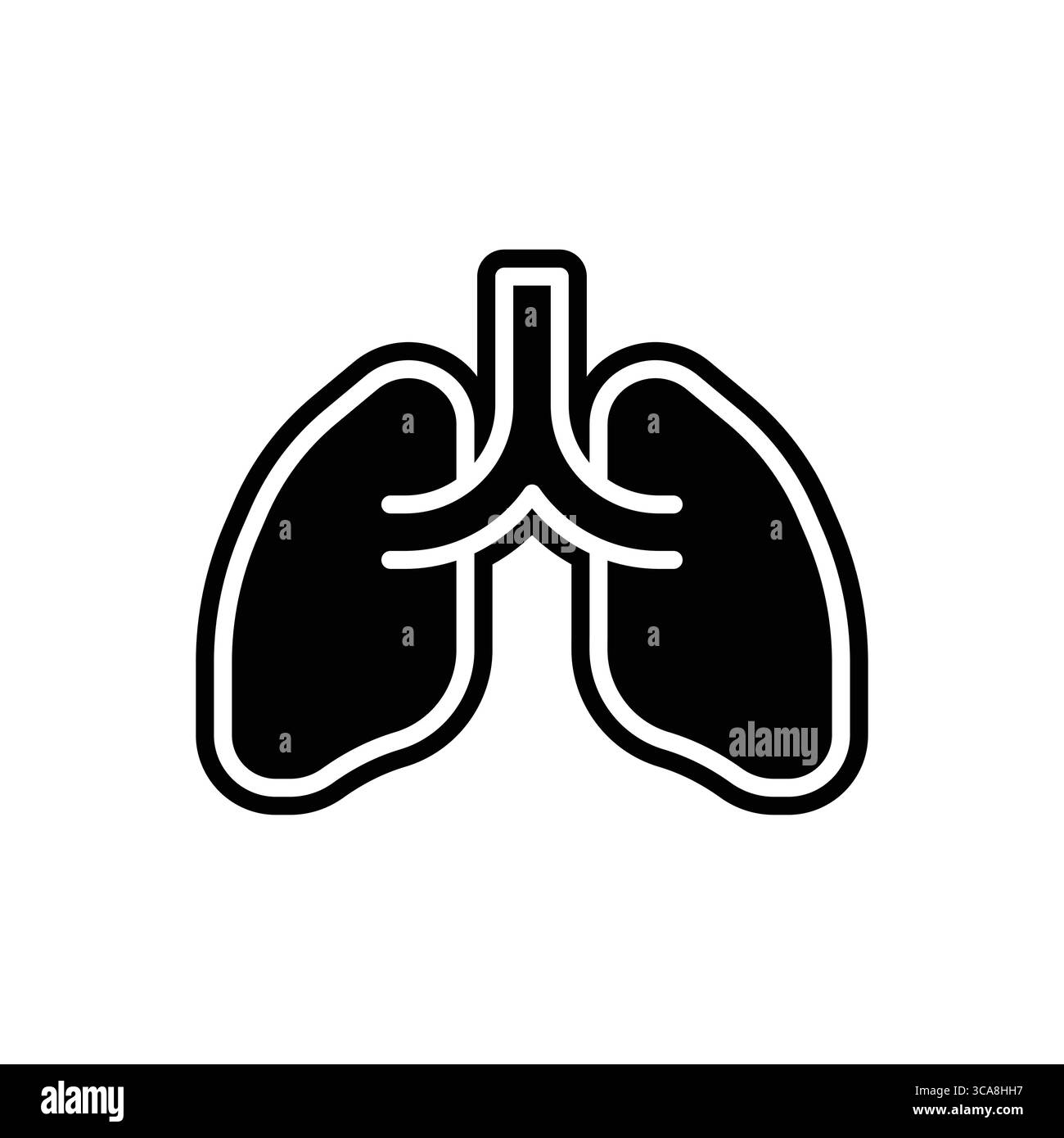 Lungs diagram Black and White Stock Photos & Images - Alamy