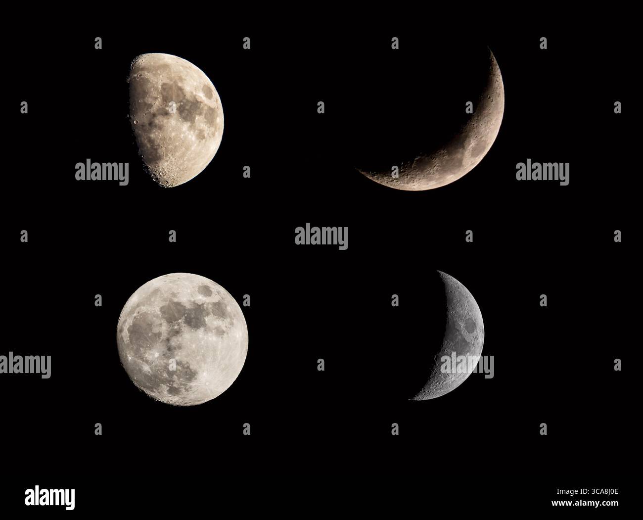 Moon phases earth hi-res stock photography and images - Alamy