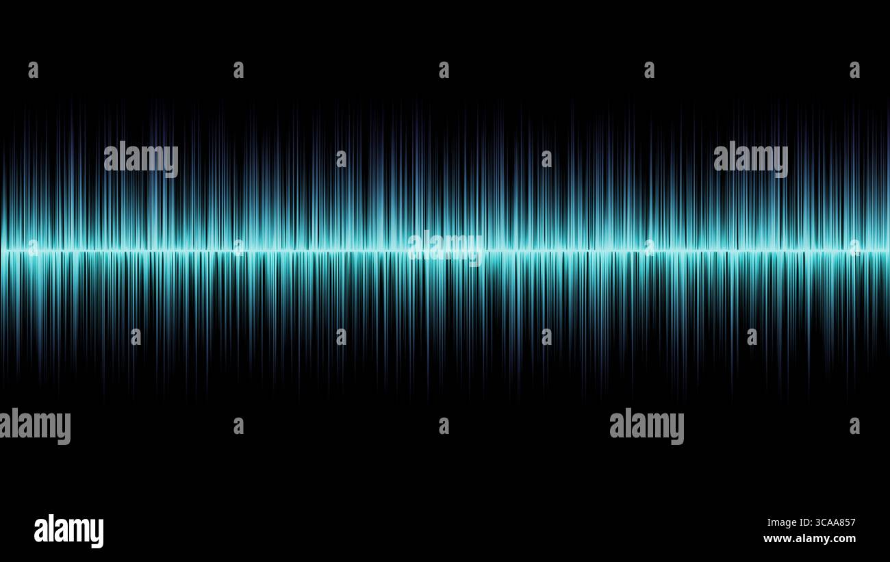 Minimalist waveform audio frequency spectrum hi-res stock photography ...