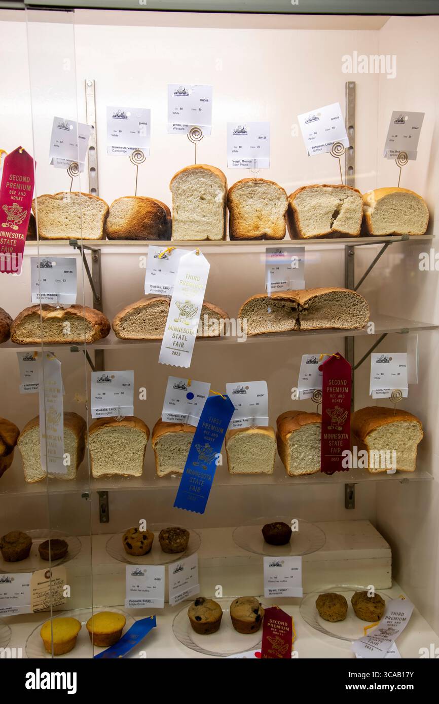 Falcon Heights, Minnesota. Minnesota state fair. Bread competition ...