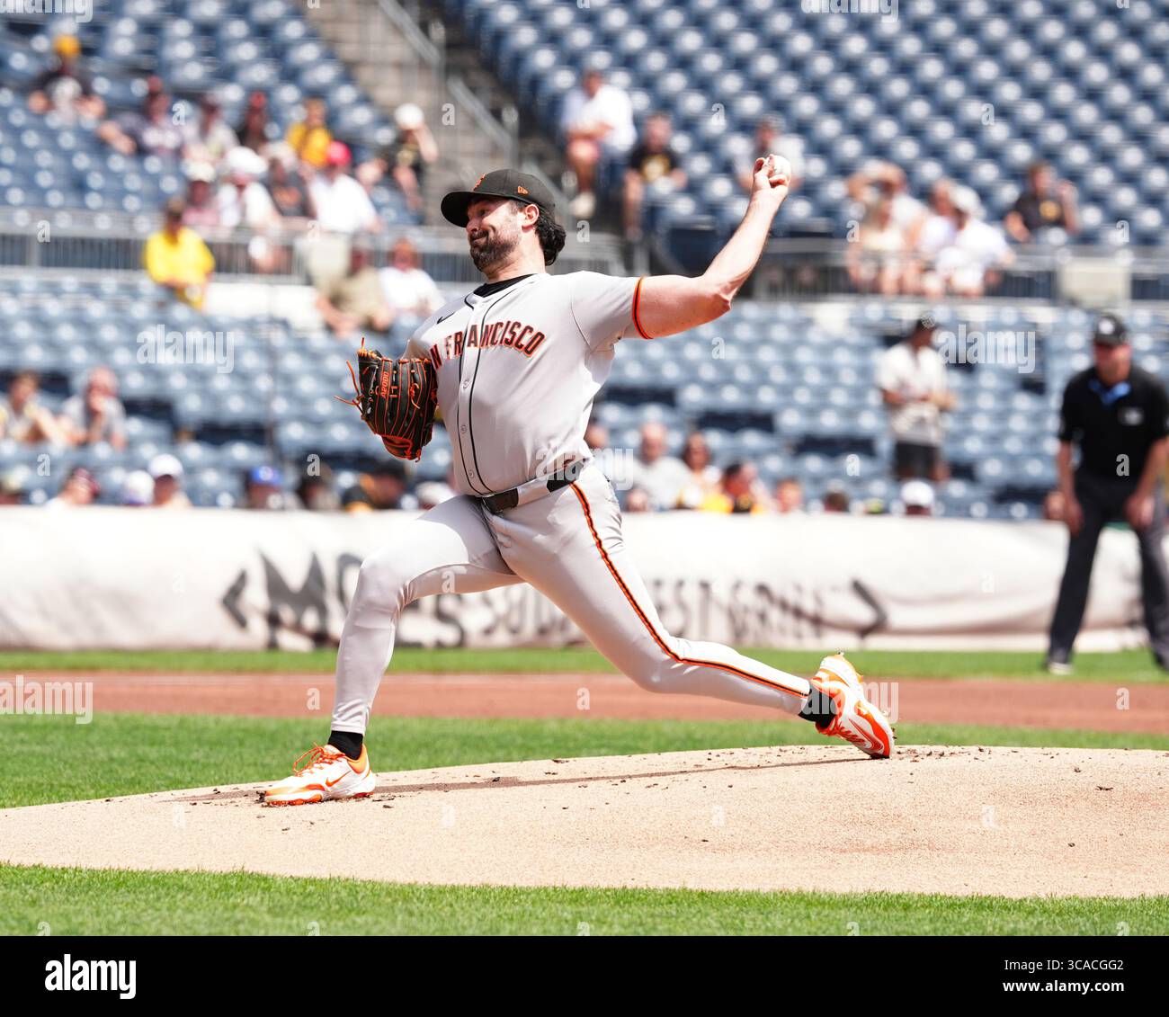 PITTSBURGH, PA - AUGUST 06: San Francisco Giants pitcher Robbie Ray (38 ...