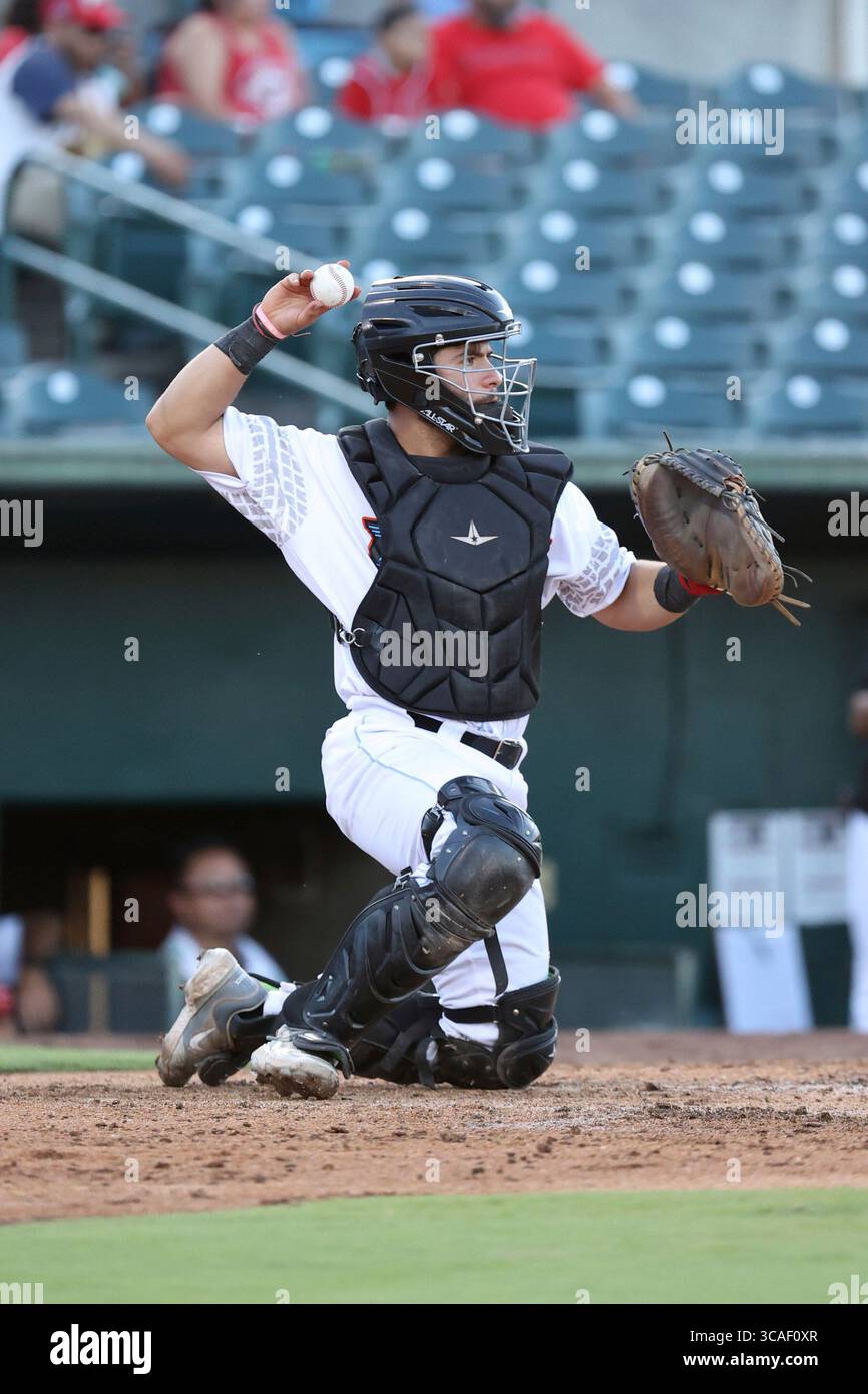 Alberto Rios (24) of the Inland Empire 66ers in the field against the ...
