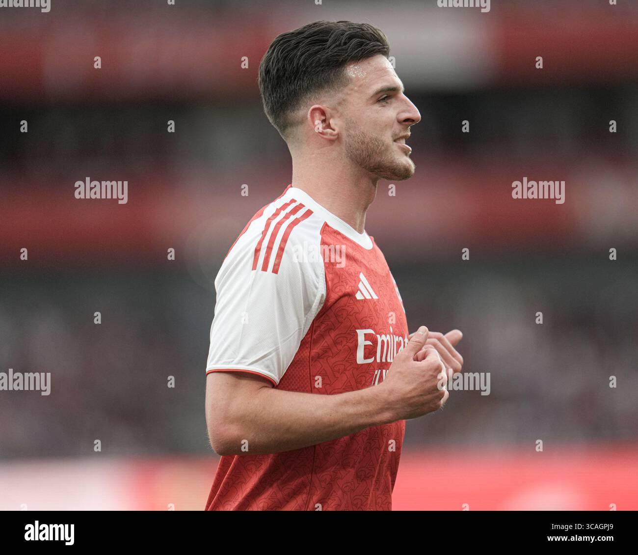 Declan Rice of Arsenal during the Pre-season friendly match Arsenal vs ...
