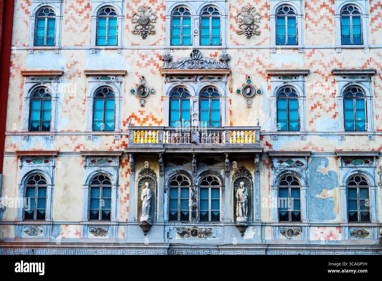 Palazzo Gopcevich Eclecticism style architecture in Trieste, Italy ...