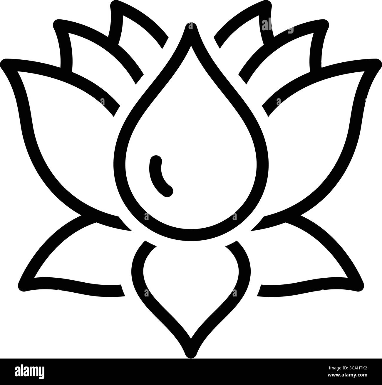 Icon for lotus, sacred lotus Stock Vector Image & Art - Alamy