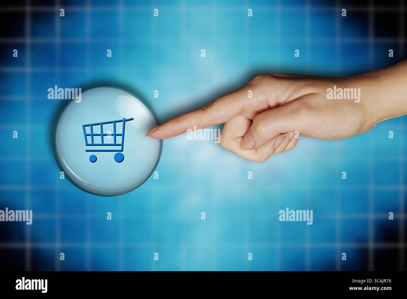 concept for online shopping Stock Photo