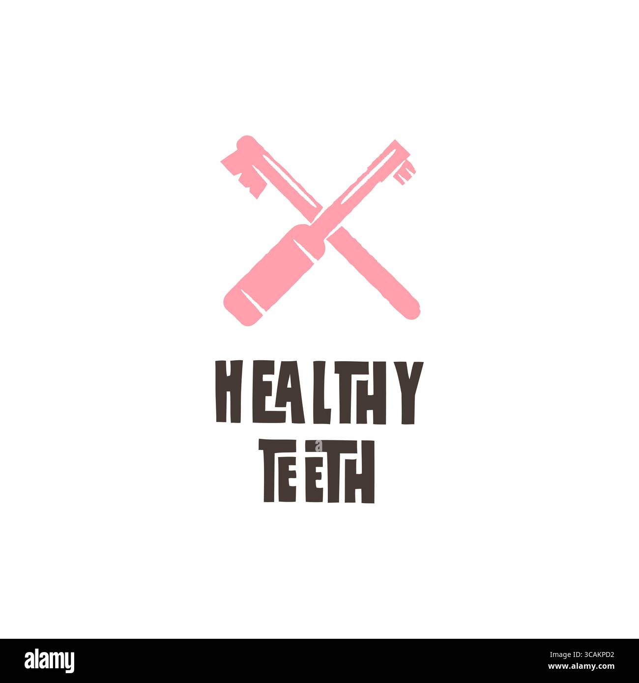 Healthy Teeth Logo Stock Vector
