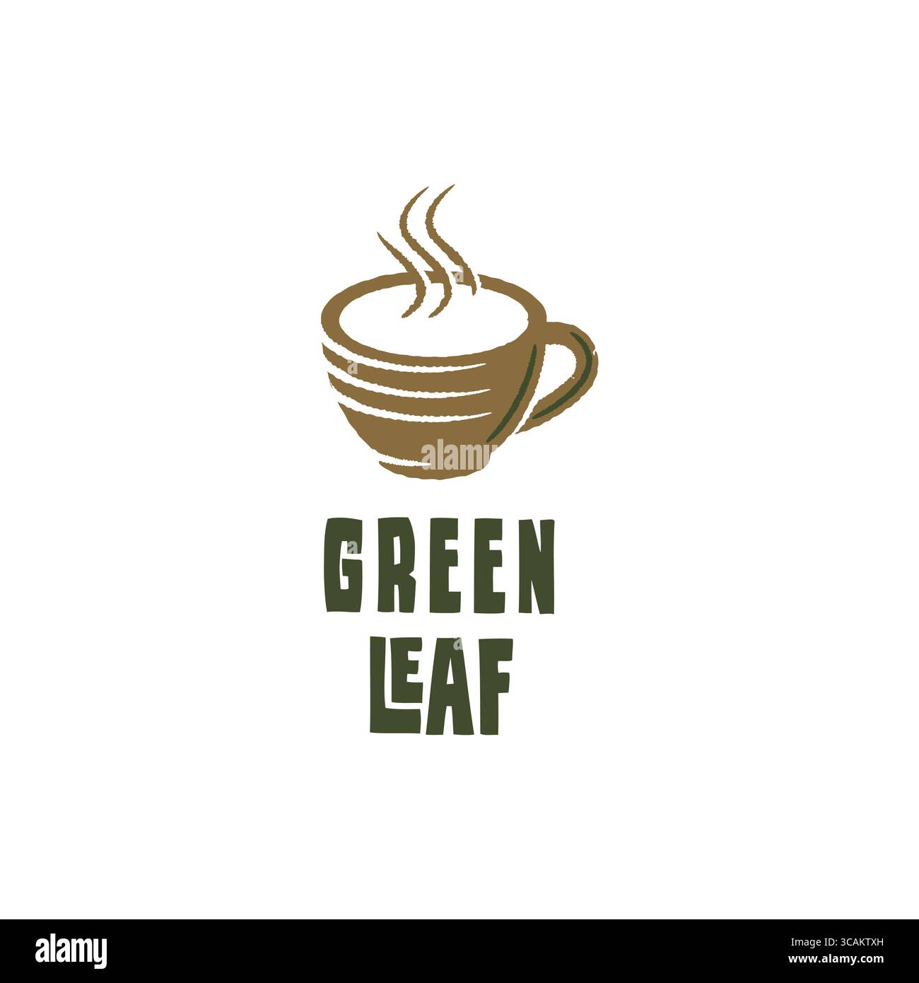 Green Leaf Logo Stock Vector