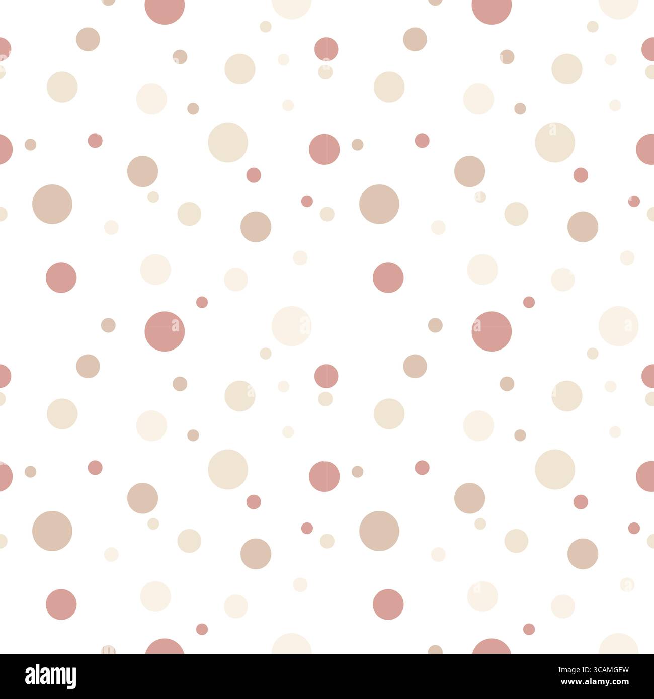 polka dot seamless pattern on White background. Polka dot background. Dotted cute pattern Stock Vector