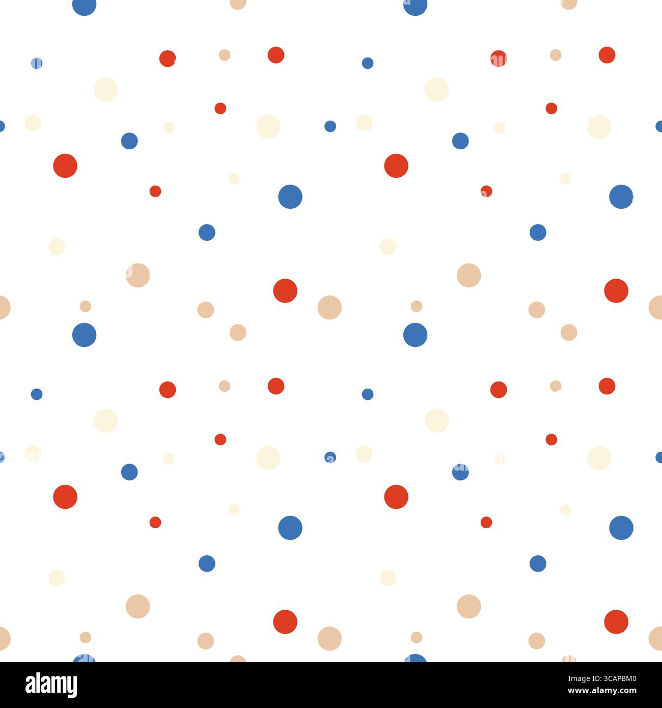 Cute Colorful Dots Pattern Vector Illustration Stock Vector