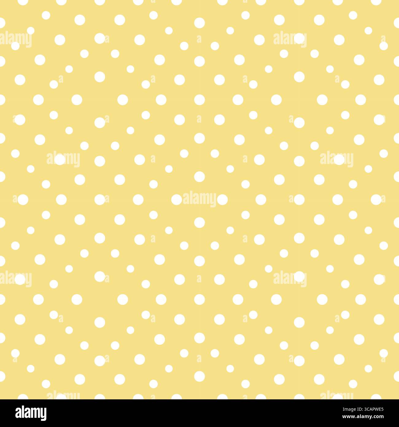 Fresh colors dot yellow background. seamless pattern vector Stock Vector